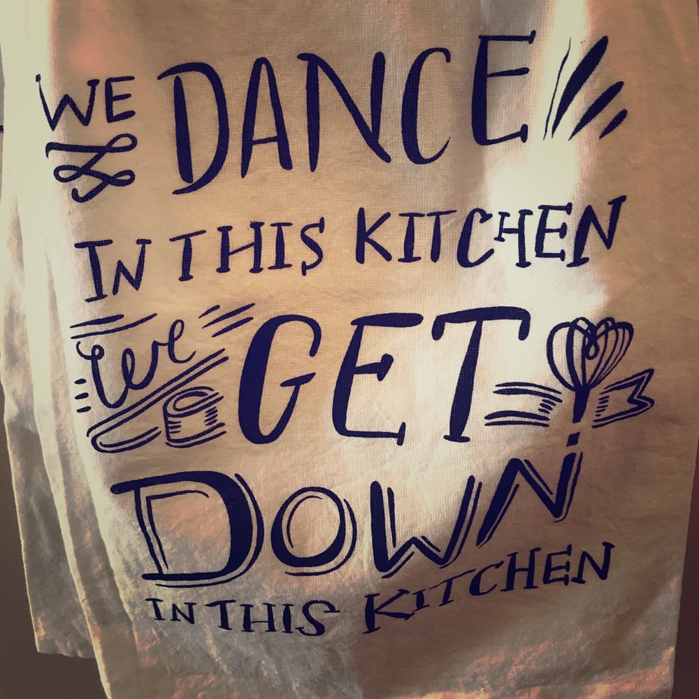 Brand new white dish towel
